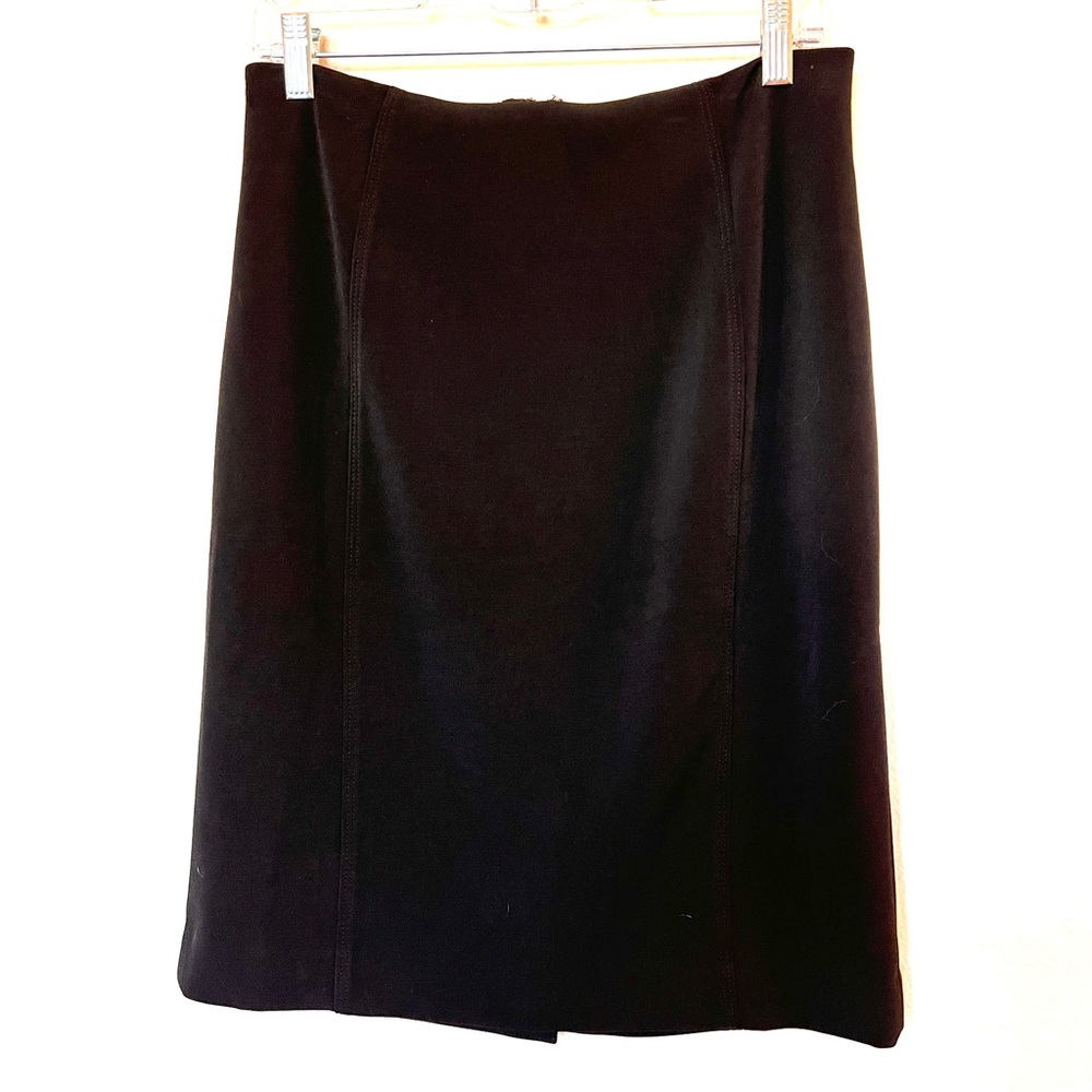 White House Black Market Black Knee-Length Skirt 8